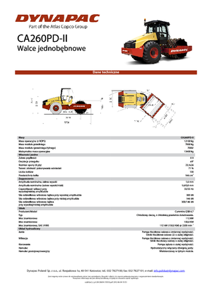 Enkele-trommelwals Dynapac CA 260 PD-II