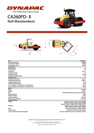 Enkele-trommelwals Dynapac CA 260 PD-II