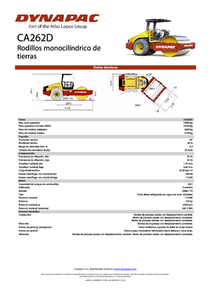Enkele-trommelwals Dynapac CA 262 D