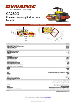 Enkele-trommelwals Dynapac CA 280 D
