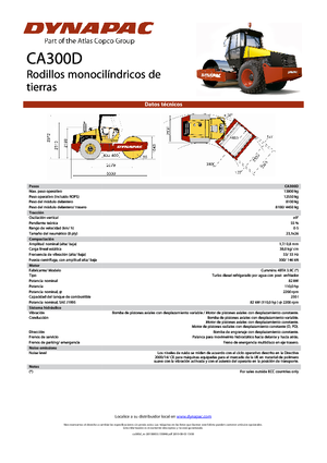Enkele-trommelwals Dynapac CA 300 D