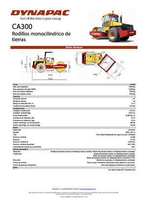 Enkele-trommelwals Dynapac CA 300