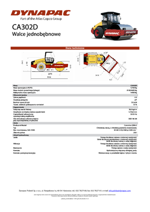 Enkele-trommelwals Dynapac CA 302 D