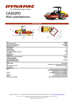 Enkele-trommelwals Dynapac CA 302 PD