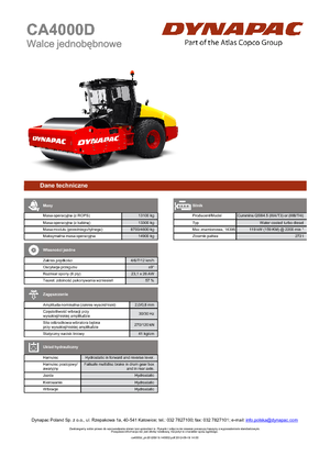 Enkele-trommelwals Dynapac CA 4000 D 