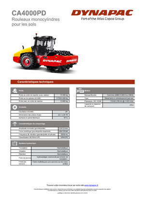 Enkele-trommelwals Dynapac CA 4000 PD