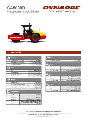 Enkele-trommelwals Dynapac CA 5000 D
