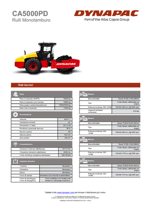 Enkele-trommelwals Dynapac CA 5000 PD