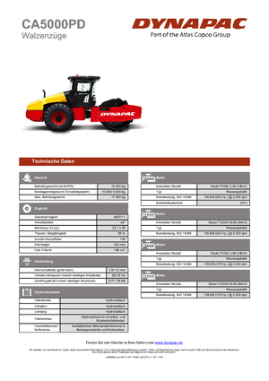 Enkele-trommelwals Dynapac CA 5000 PD