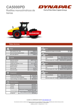 Enkele-trommelwals Dynapac CA 5000 PD 