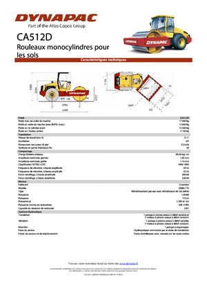 Enkele-trommelwals Dynapac CA 512 D