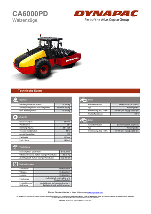 Enkele-trommelwals Dynapac CA 6000 PD