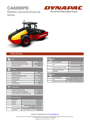 Enkele-trommelwals Dynapac CA 6000 PD
