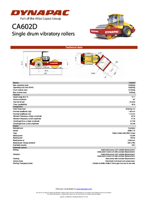 Enkele-trommelwals Dynapac CA 602 D