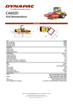 Enkele-trommelwals Dynapac CA 602 D