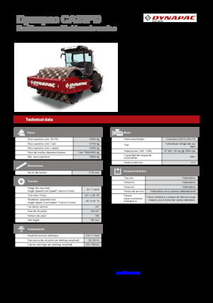 Enkele-trommelwals Dynapac CA35PD Rhino