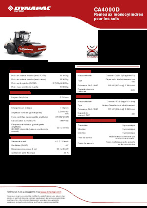 Enkele-trommelwals Dynapac CA4000D