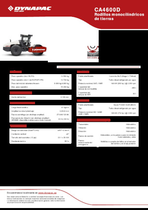 Enkele-trommelwals Dynapac CA4600D