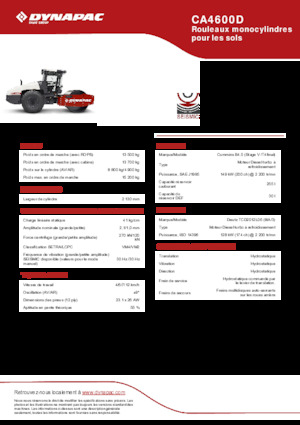 Enkele-trommelwals Dynapac CA4600D