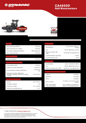 Enkele-trommelwals Dynapac CA4600D