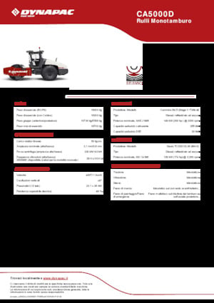 Enkele-trommelwals Dynapac CA5000D