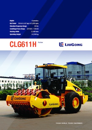 Enkele-trommelwals Liugong CLG611H
