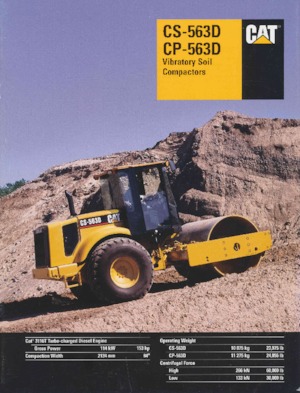 Enkele-trommelwals Caterpillar CP-563D