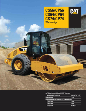 Enkele-trommelwals Caterpillar CP64
