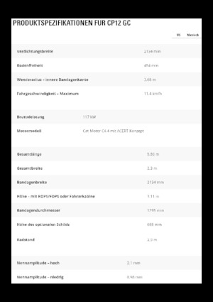 Enkele-trommelwals Caterpillar CP12GC