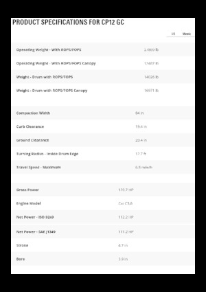 Enkele-trommelwals Caterpillar CP12GC