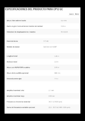 Enkele-trommelwals Caterpillar CP12GC