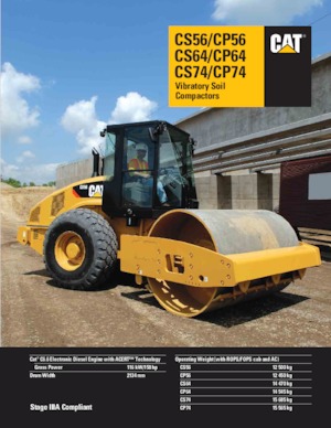 Enkele-trommelwals Caterpillar CP56