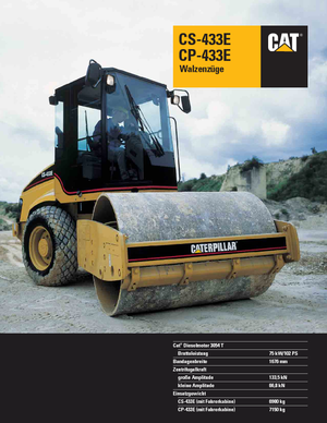 Enkele-trommelwals Caterpillar CS433E