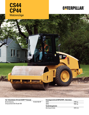 Enkele-trommelwals Caterpillar CS44