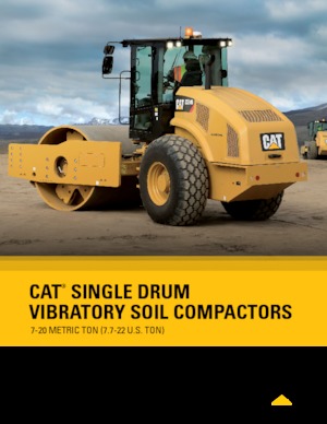 Enkele-trommelwals Caterpillar CS74B