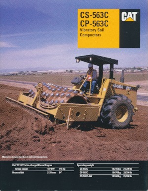 Enkele-trommelwals Caterpillar CS-563CAW