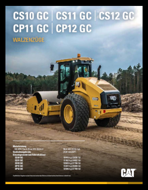 Enkele-trommelwals Caterpillar CS10 GC