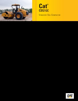 Enkele-trommelwals Caterpillar CS12 GC
