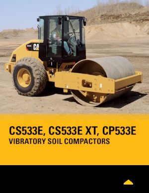 Enkele-trommelwals Caterpillar CS533E XT