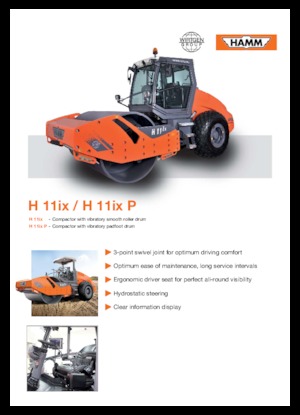 Enkele-trommelwals Hamm H 11 ix