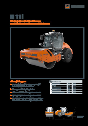 Enkele-trommelwals Hamm H 11i