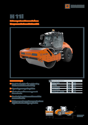 Enkele-trommelwals Hamm H 11i