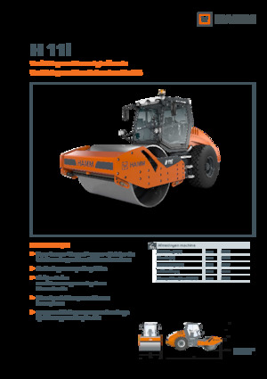 Enkele-trommelwals Hamm H 11i