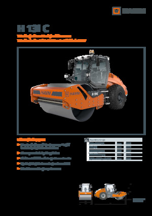 Enkele-trommelwals Hamm H 13i C