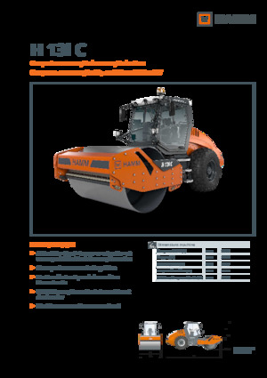 Enkele-trommelwals Hamm H 13i C