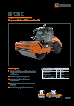 Enkele-trommelwals Hamm H 13i C