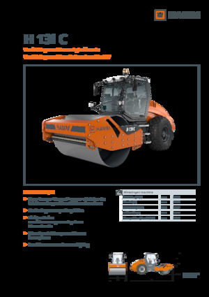 Enkele-trommelwals Hamm H 13i C