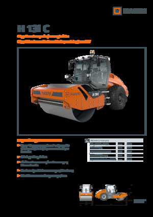 Enkele-trommelwals Hamm H 13i C