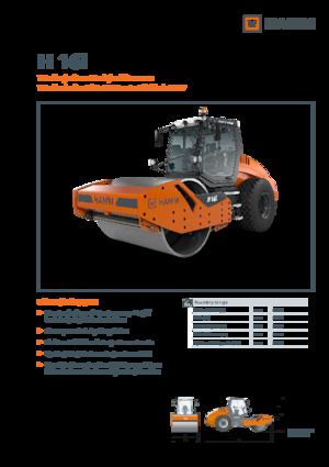 Enkele-trommelwals Hamm H 16i