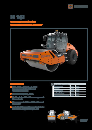 Enkele-trommelwals Hamm H 16i